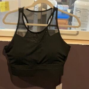 Black Athletic Sports Bra